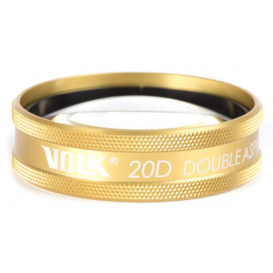 Volk 20D Large Aspheric Lens, Clear, with Purple Ring, view 4