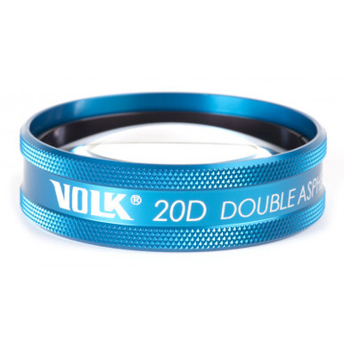 Volk 20D Large Aspheric Lens, Clear, with Purple Ring, view 7