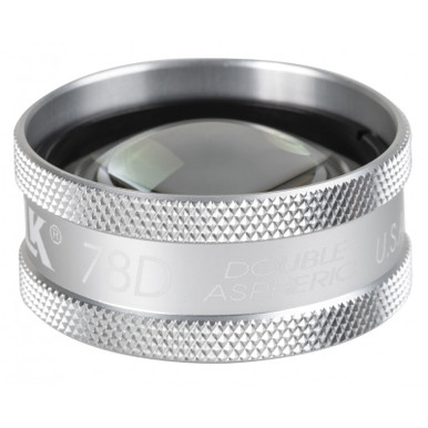 Volk 78D Small Aspheric Lens, Clear, with Green Ring, view 7