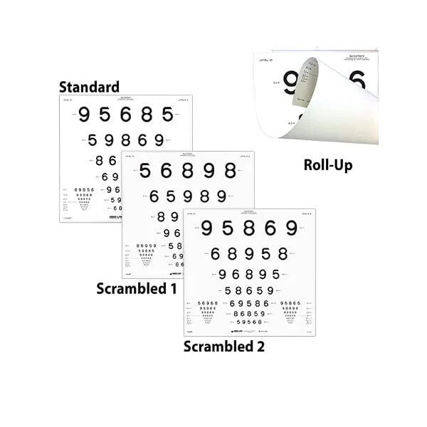 Good-Lite LEA NUMBERS® 15-Line Translucent ETDRS-Style Distance ESV3000 and ESC2000 Chart, view 2