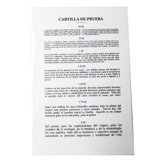713545 Spanish Near Reading Card (Laminated 5" x 8"), view 2
