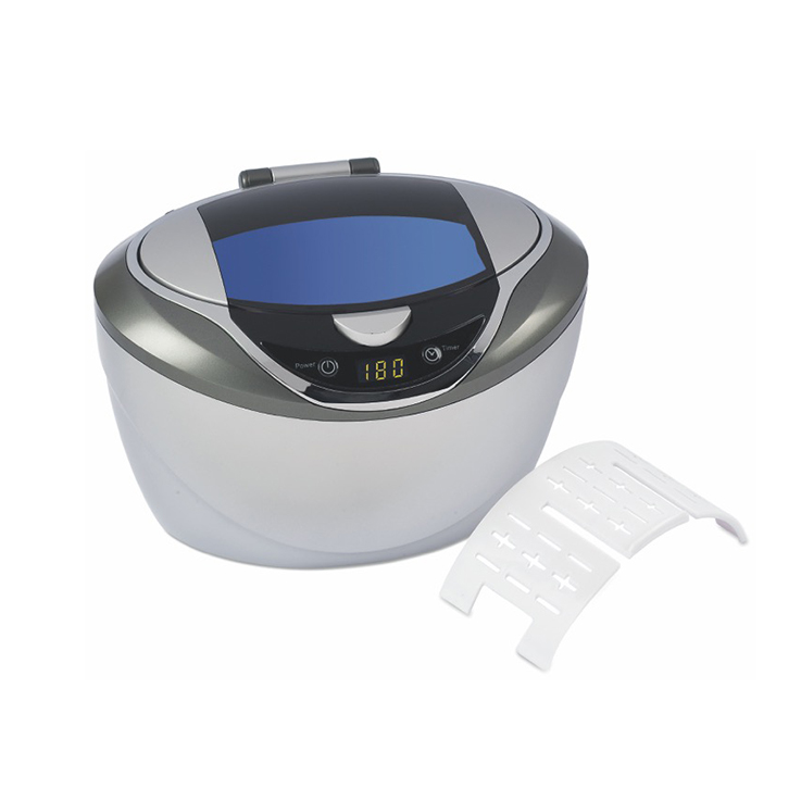 Ultrasonic Cleaner, 5-Cycle w/ Auto-Stop, 600mL Stainless Tank