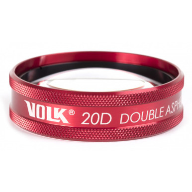 Volk 20D Large Aspheric Lens, Clear, with Purple Ring, view 8