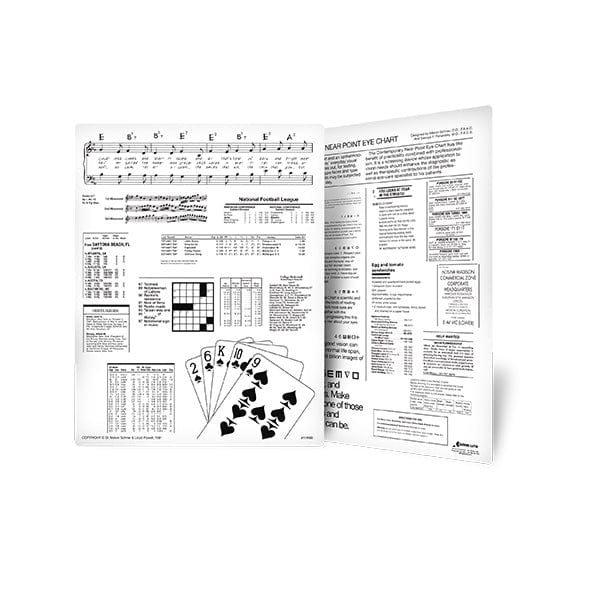 Good-Lite Contemporary Near Vision Card, view 2
