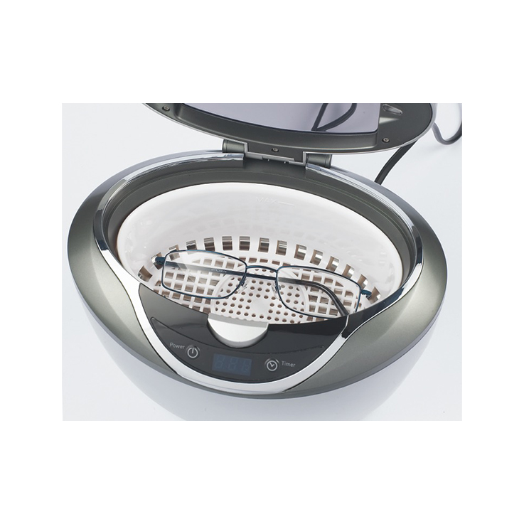 Ultrasonic Cleaner, 5-Cycle w/ Auto-Stop, 600mL Stainless Tank, view 2