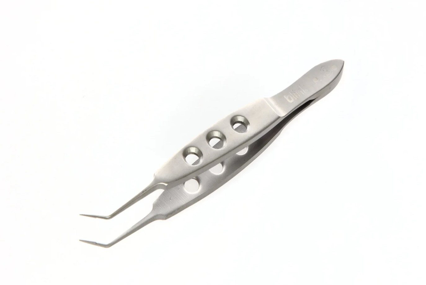 Blink Tying Forceps 5mm Platform Curved O/L 102mm, Single Use, Box of 10, view 3