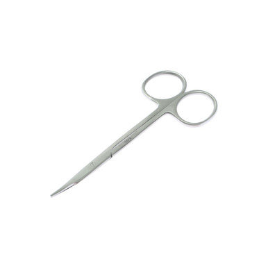 Blink Tenotomy Scissors Curved Blunt Tip, Single Use, Box of 10