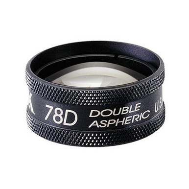 Volk 78D Small Aspheric Lens, Clear, with Green Ring, view 9