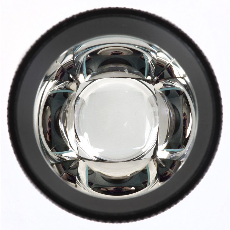 Volk VG4 4 Mirror Glass Gonio Laser Lens, Glass Flange, with Black Ring, view 7