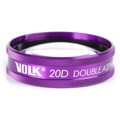 Volk 20D Large Aspheric Lens, Clear, with Purple Ring, view 6